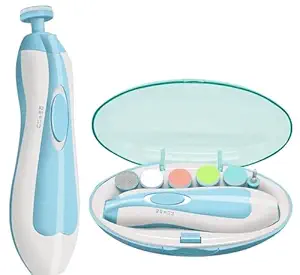Baby Electric Nail Trimmer, Safe Baby Nail File,Baby Nail Clippers &6 Grinding Pads