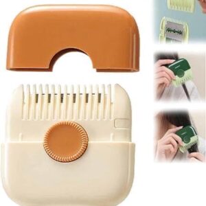 2 in 1 Hair Cutting Comb with Trimmer | Portable Split End Cutter for Women & Men | Adjustable DIY Hair Cutting Tool for Home & Salon – Multicolour