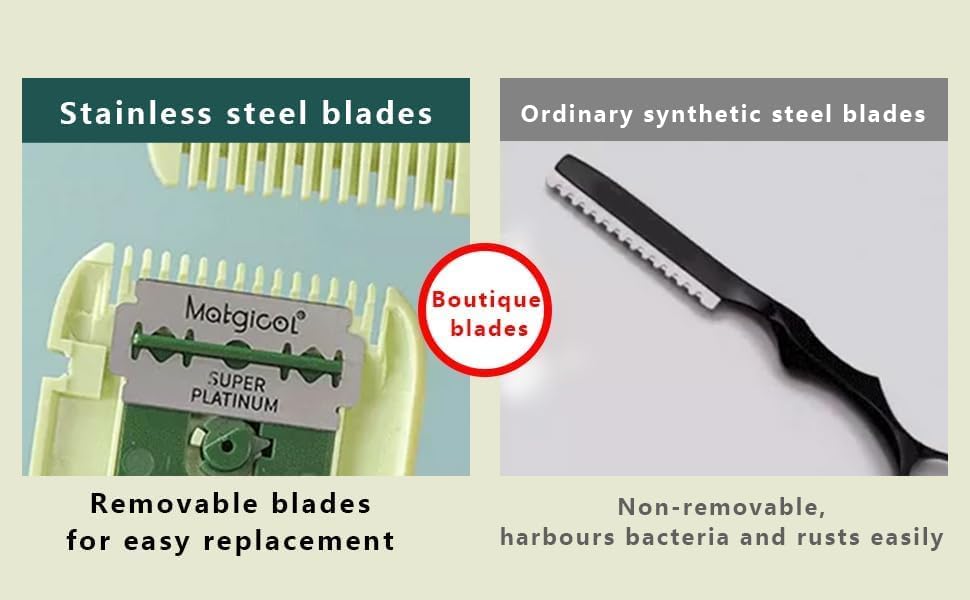 2 in 1 Hair Cutting Comb with Trimmer | Portable Split End Cutter for Women & Men | Adjustable DIY Hair Cutting Tool for Home & Salon – Multicolour - Image 5